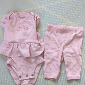 Carter's Little Sister Newborn Outfit